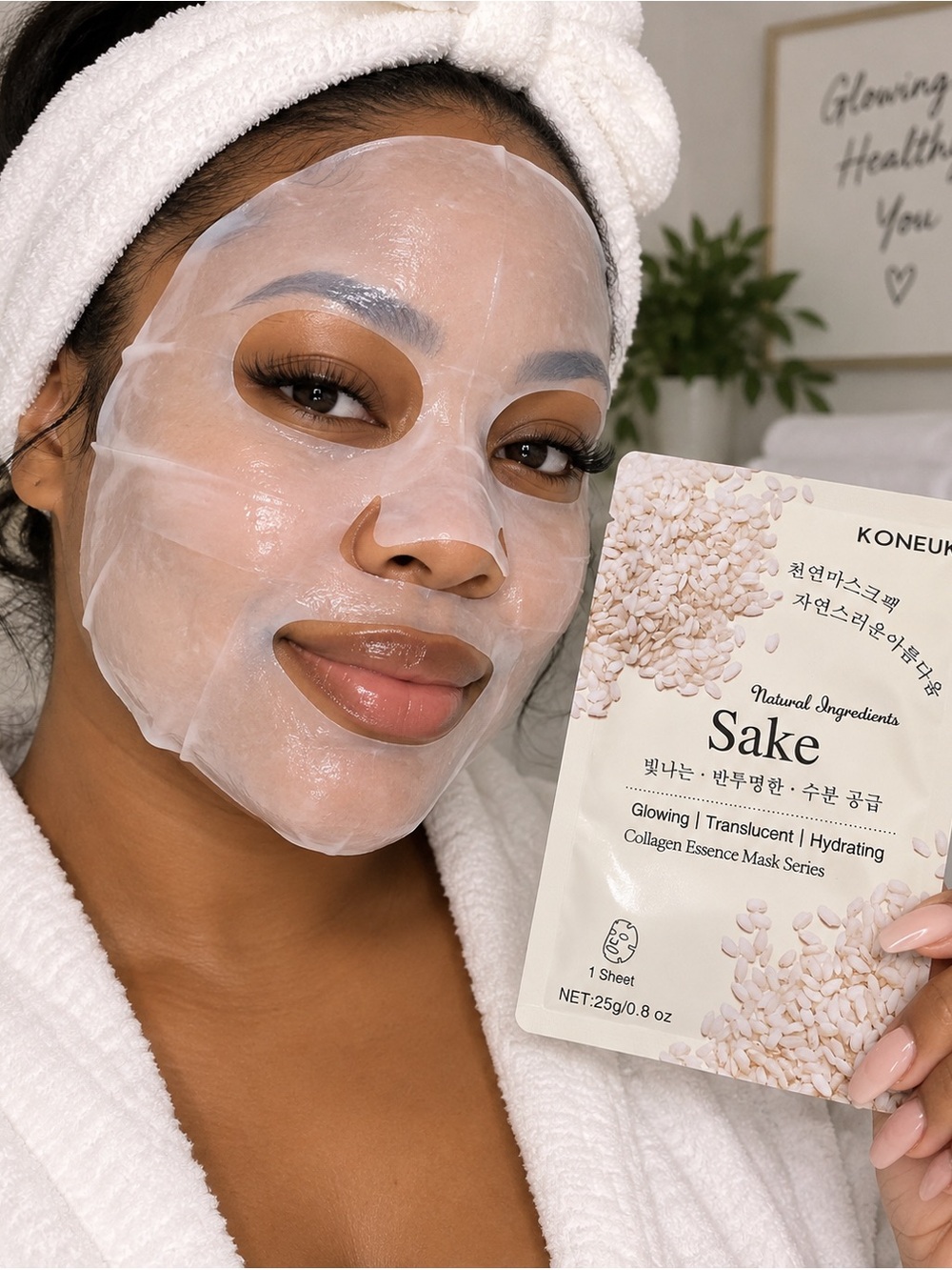 Sake Hydrating Collagen Essence Sheet Mask